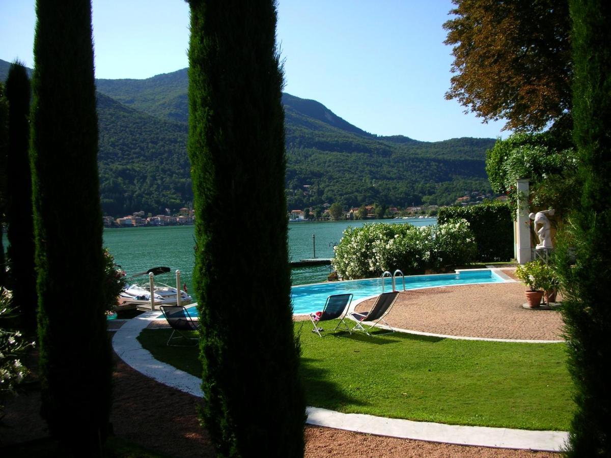Ville Lago Lugano Porto Ceresio Exterior foto