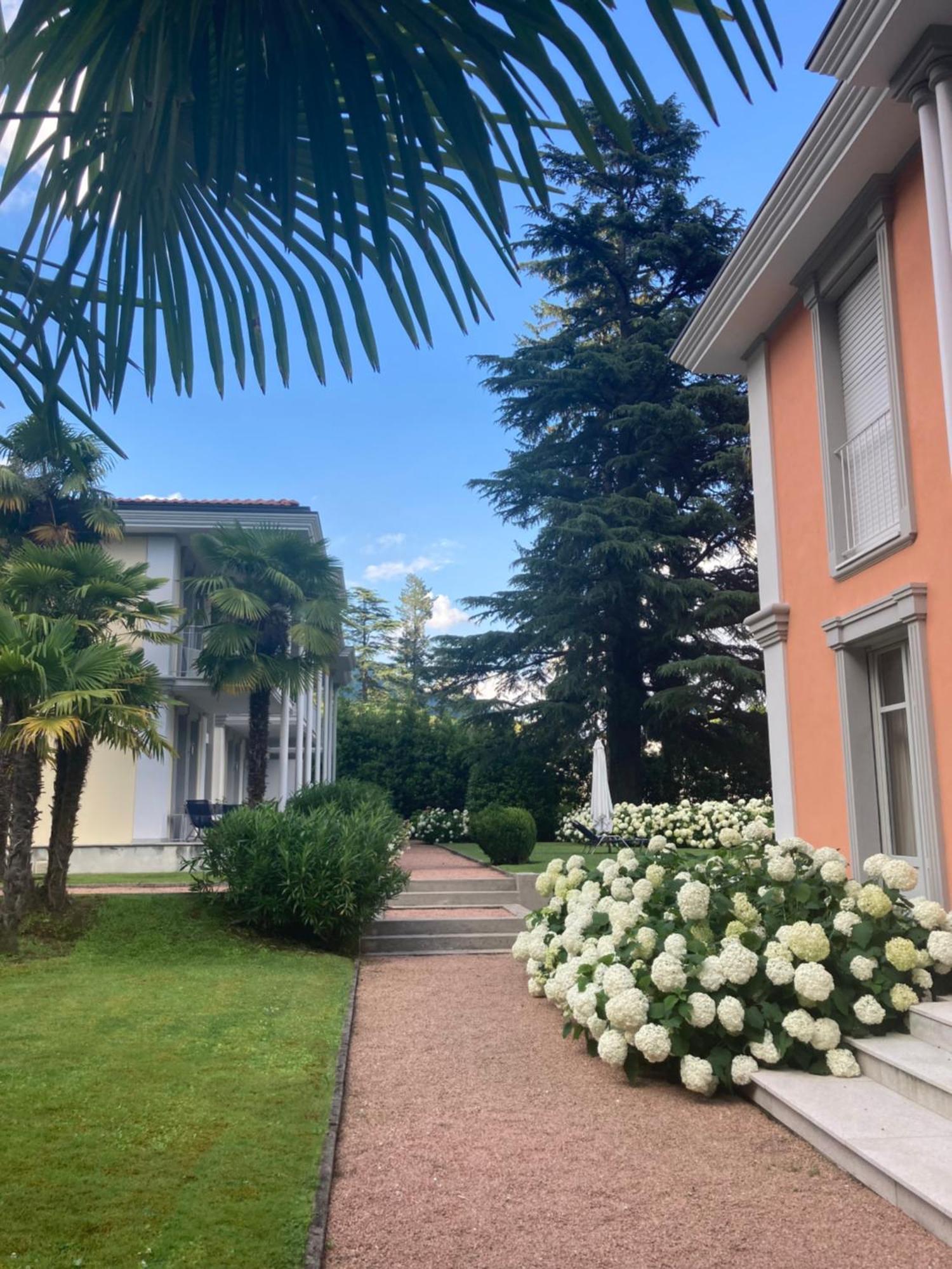 Ville Lago Lugano Porto Ceresio Exterior foto